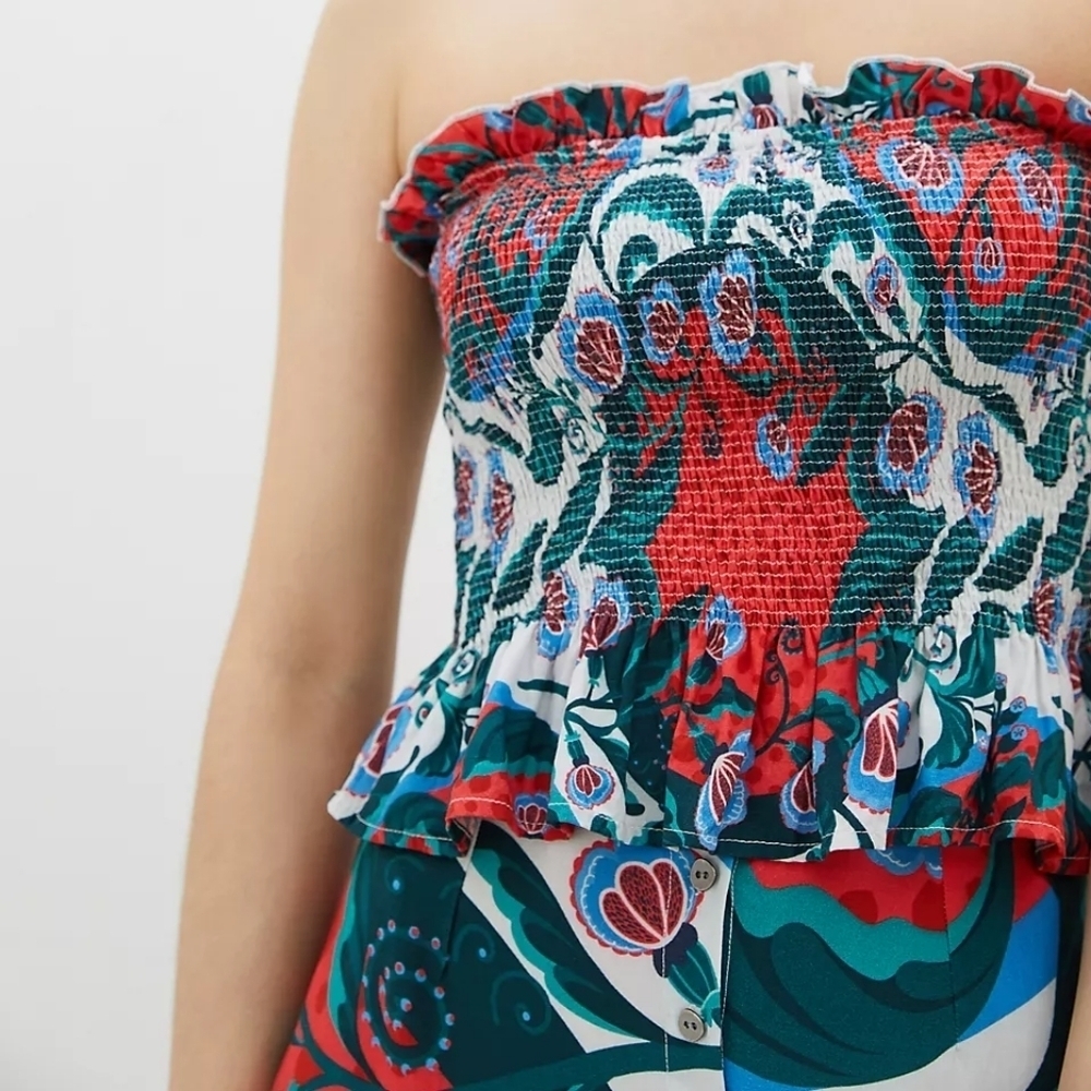 Anthropologie Abstract Skirt Set - Picture 3 of 11